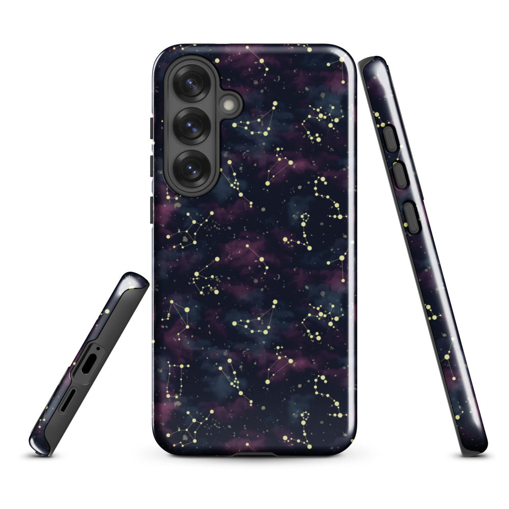 Star Constellations Tough Case for Samsung Galaxy S25 Plus - Glossy Finish - https://ascensionemporium.net